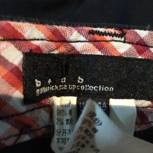 b+ab Womens Black Cropped Low Rise Jean Sz. 38